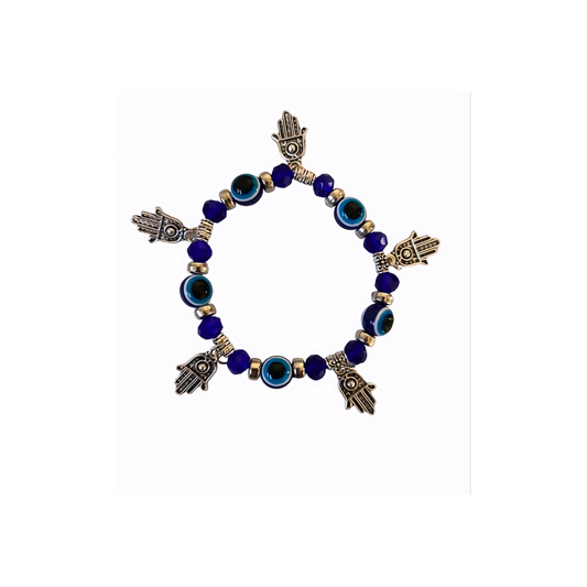 Hamsa & Evil Eye Charm Bracelet