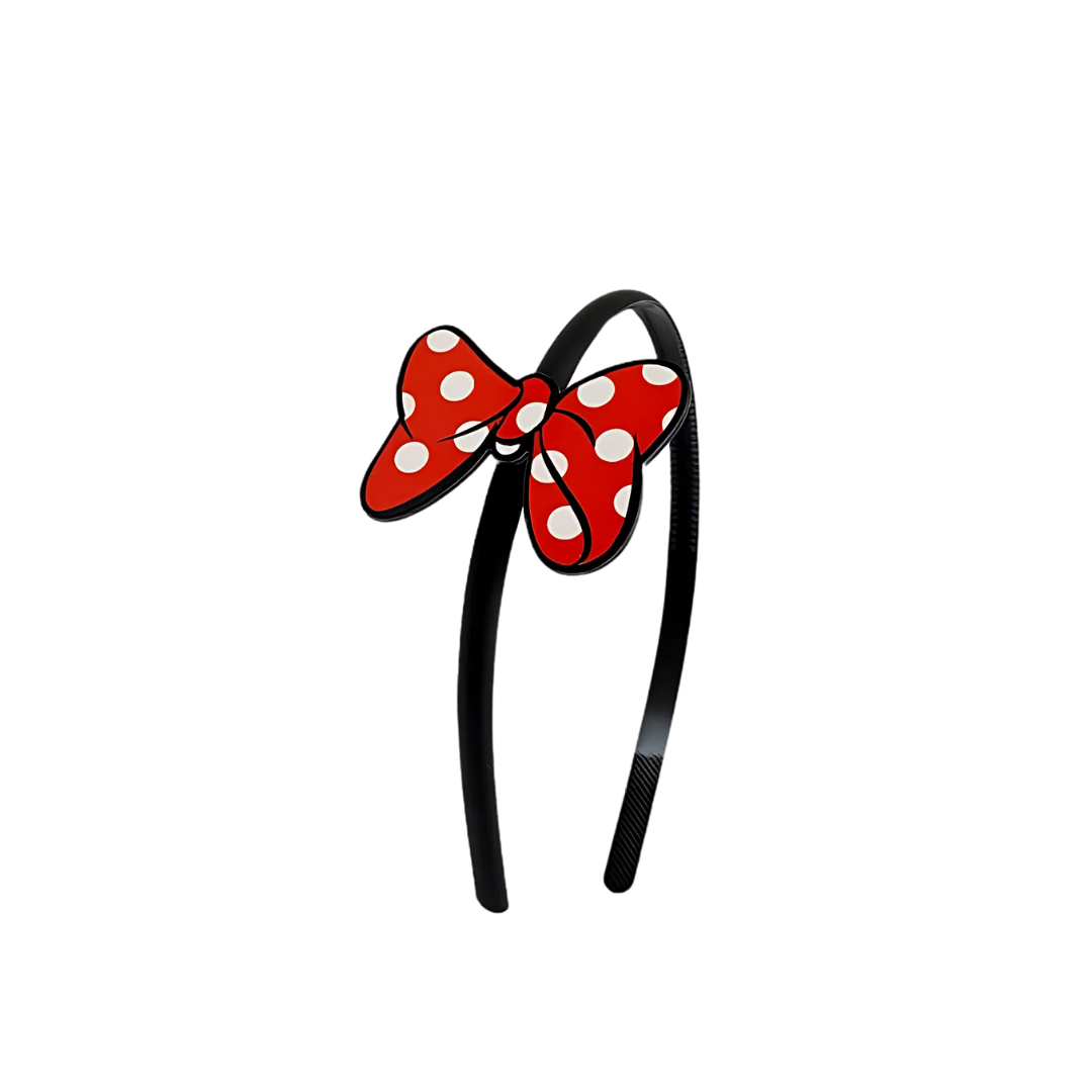 Polka Dot Bow Alice Band