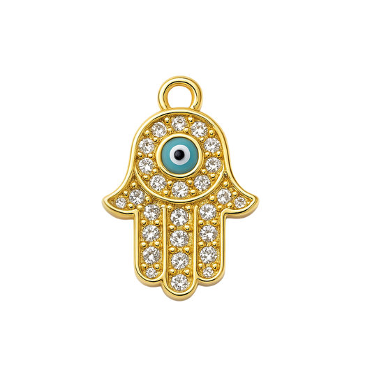 Hamsa Hand Charm 2pc