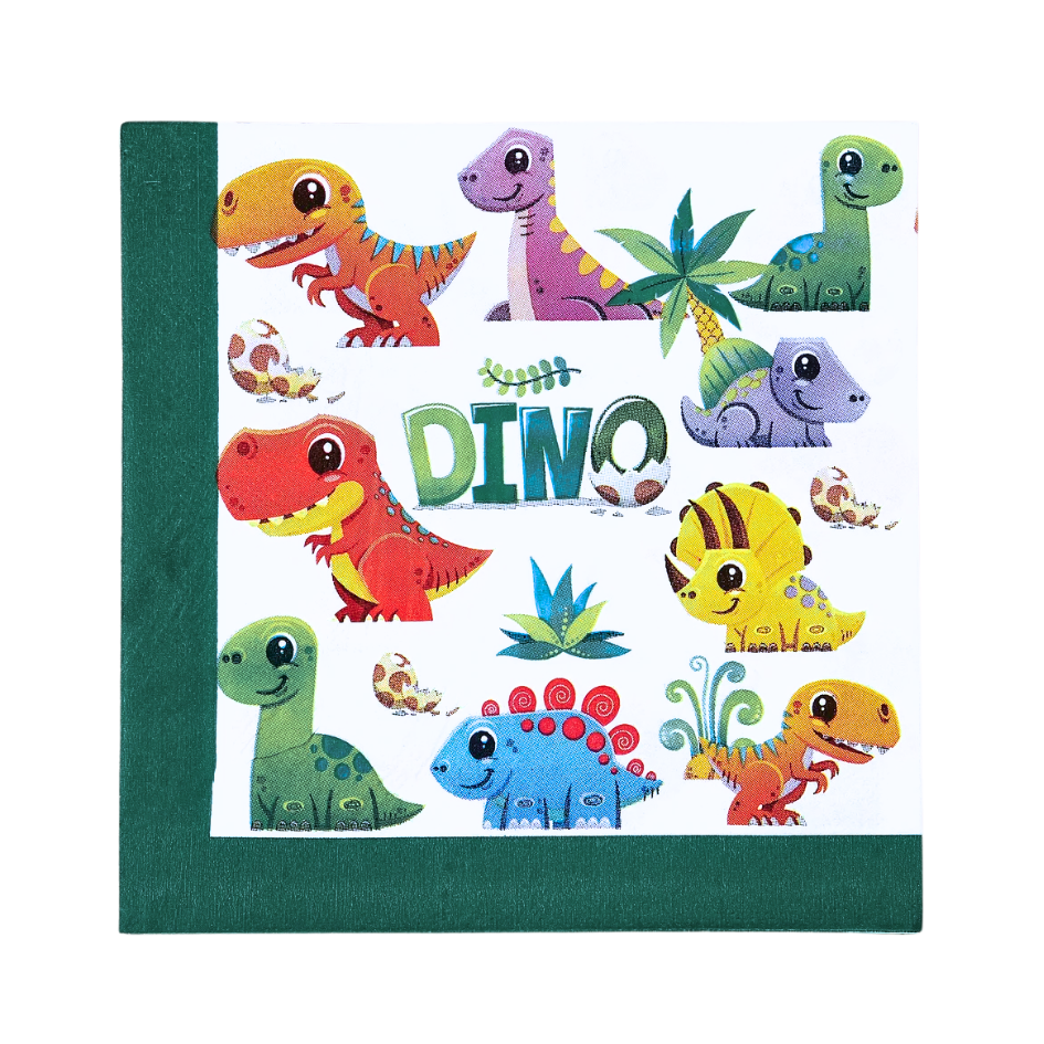 Dino Baby Serviettes 20pcs