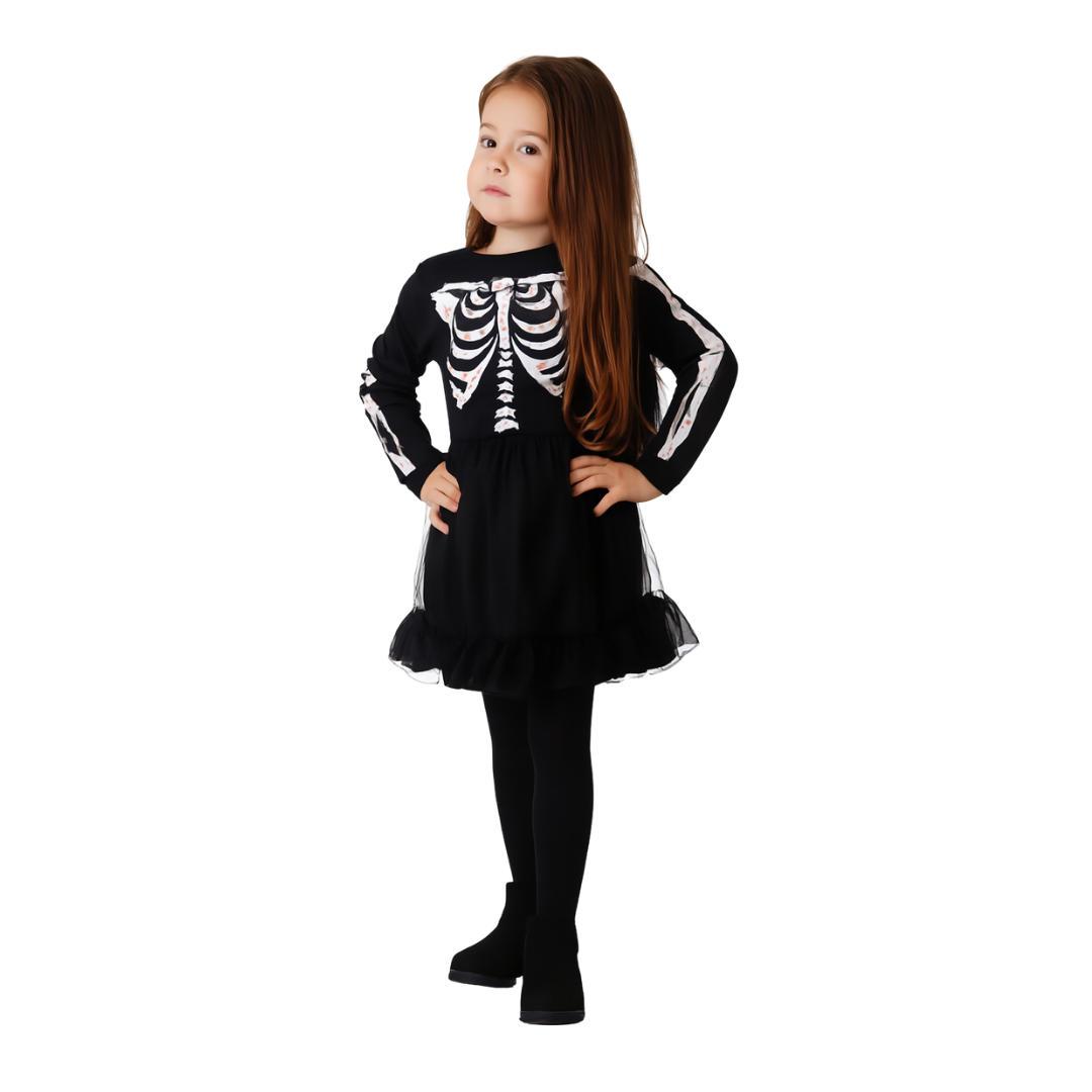 Skeleton Dress for Girls
