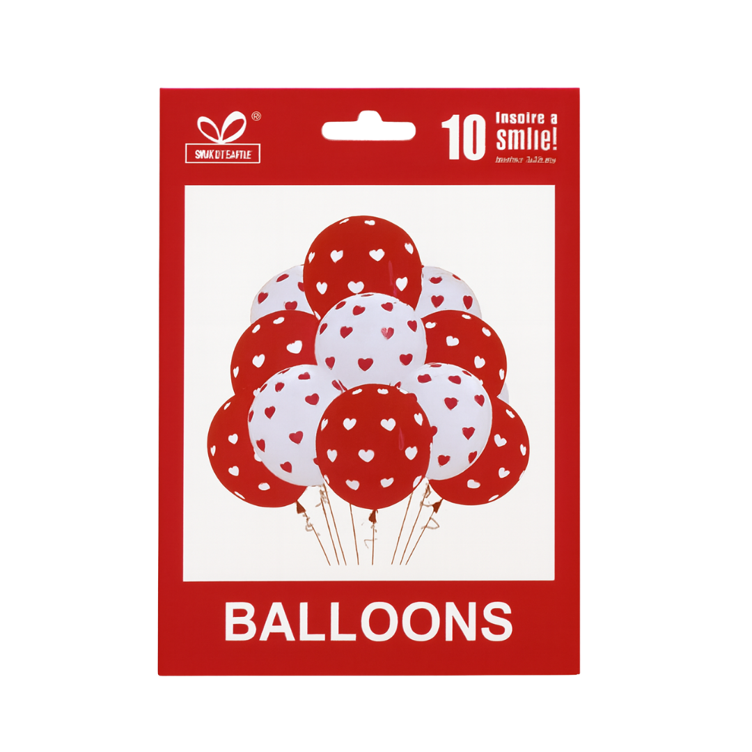 10-Piece Latex Balloon Set