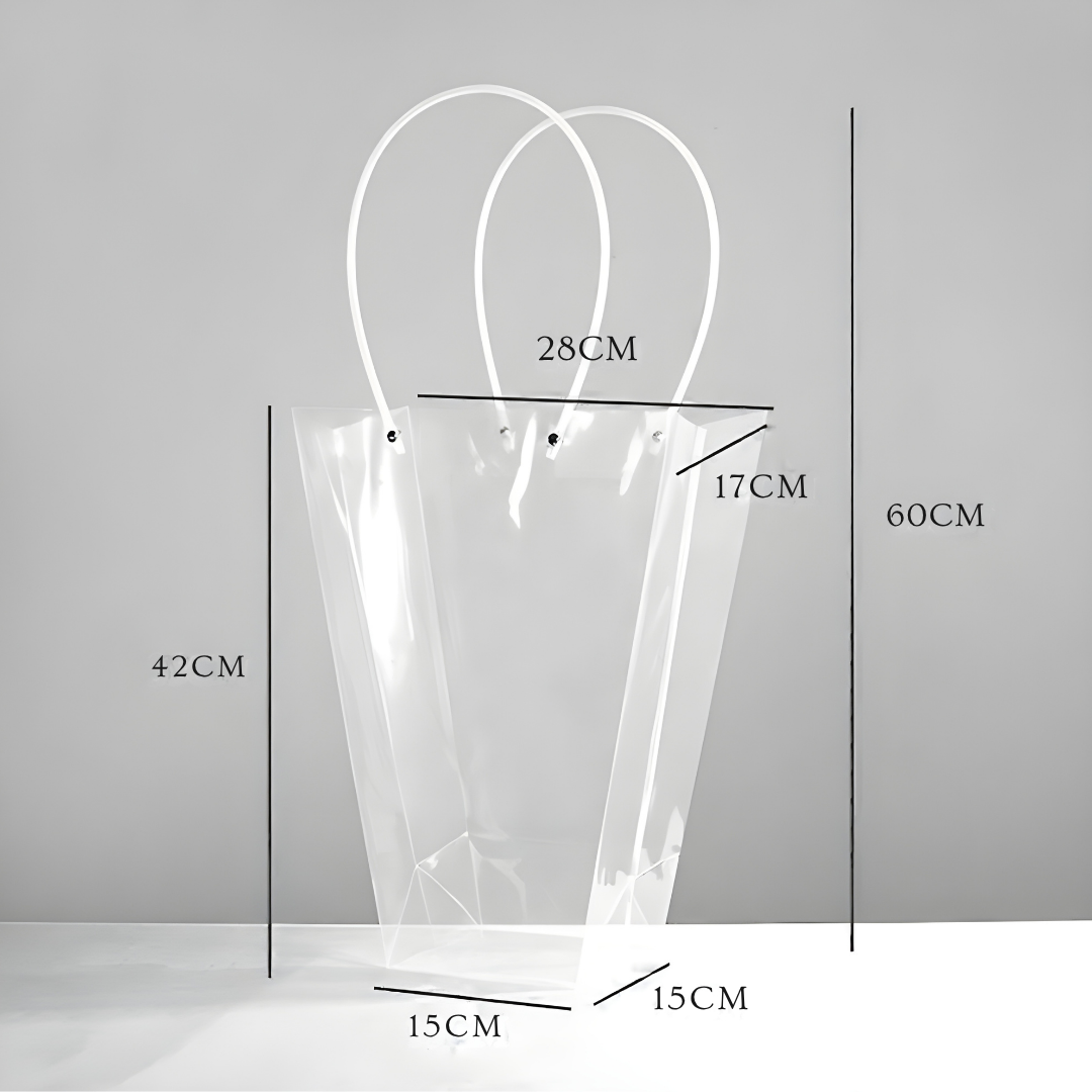 Clear PVC Flower Gift Bag