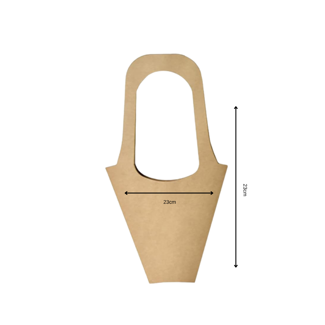 Kraft Paper Flower Gift Bag