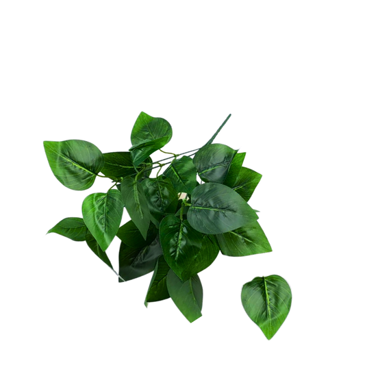 7 Stem Artifical Green Foliage Leaves