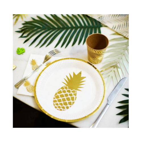 Hawaiian Paper Plates 10pcs