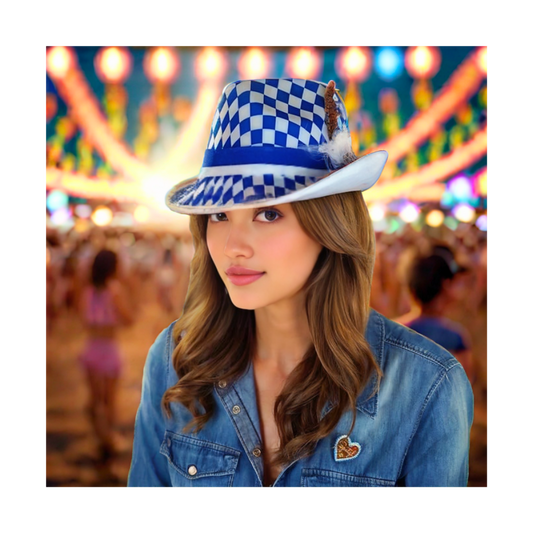 Bavarian Diamond Fedora Hat