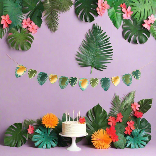 Foil Leaf Banner 3 Meter