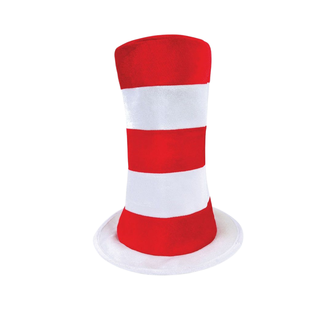 Red & White Stripe Top Hat