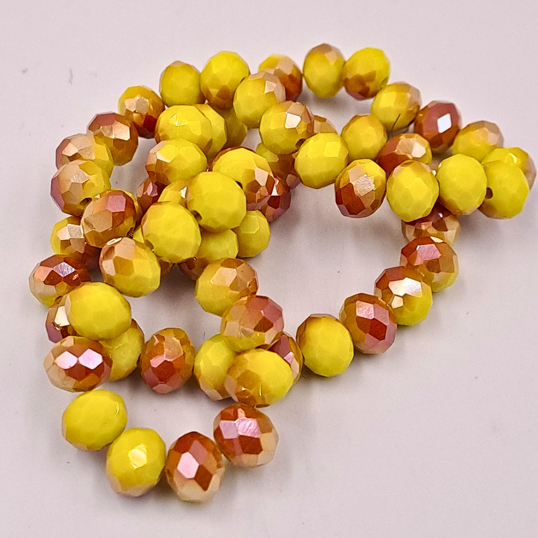 Faceted Glass Beads Collection