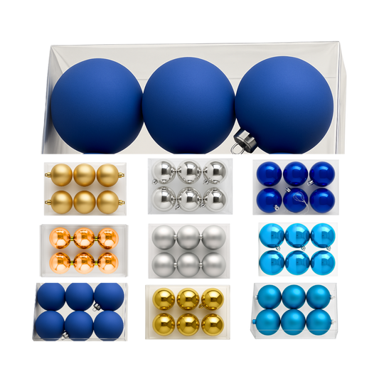 8cm Christmas Baubles