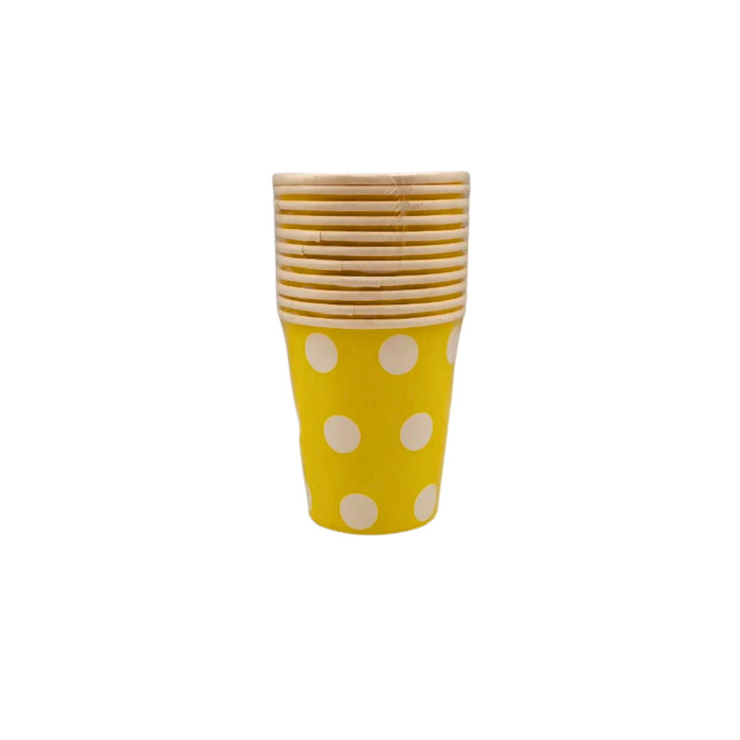 Polka Dot Paper Cups 10pcs