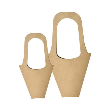 Kraft Paper Flower Gift Bag