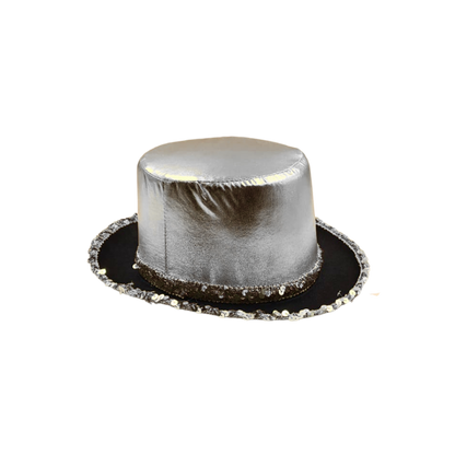 Metallic Lame' Top Hat