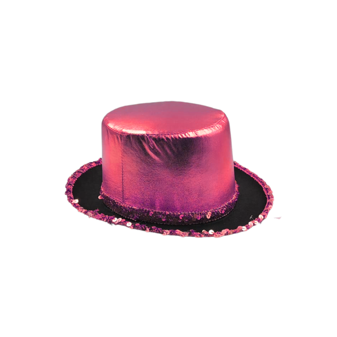 Metallic Lame' Top Hat