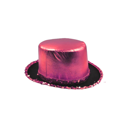Metallic Lame' Top Hat