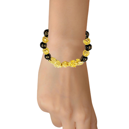 Golden Pixiu Wealth Bracelet