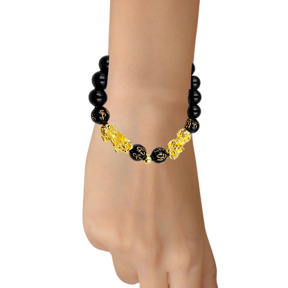 Double Pixiu Wealth Bracelet