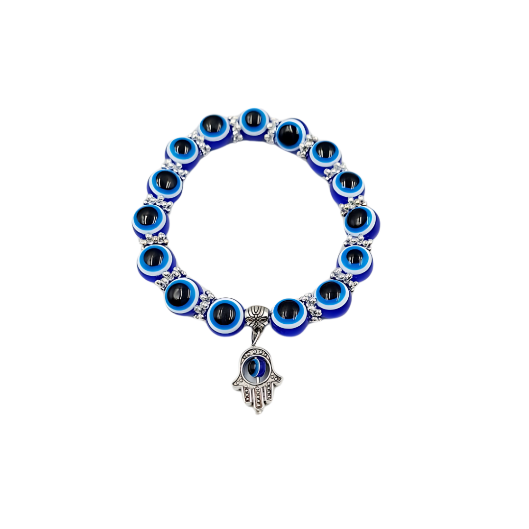 Evil Eye Hamsa Charm Bracelet