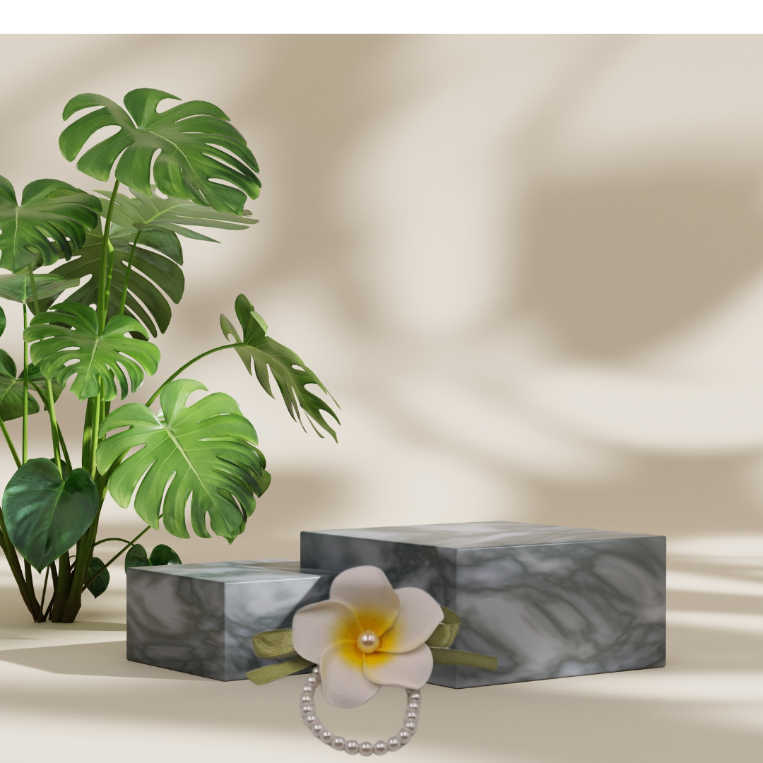 Plumeria Flower Wristband