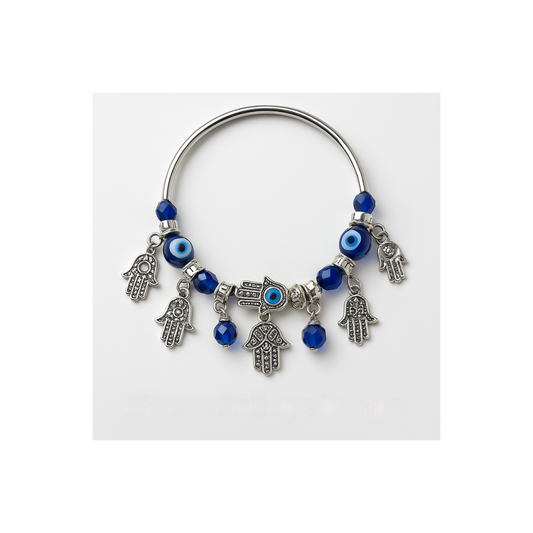 Hamsa & Evil Eye Charm Bracelet