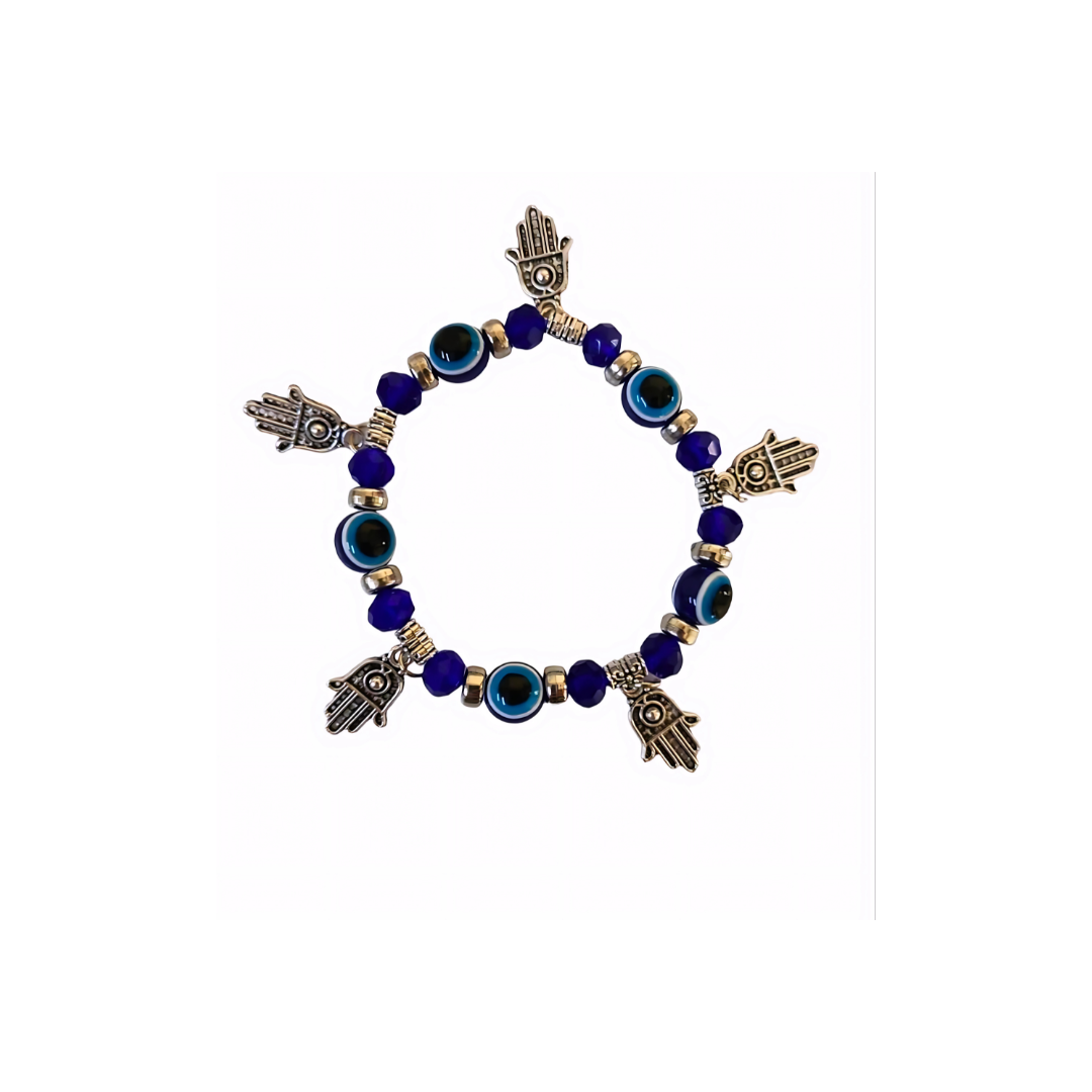 Hamsa & Evil Eye Charm Bracelet