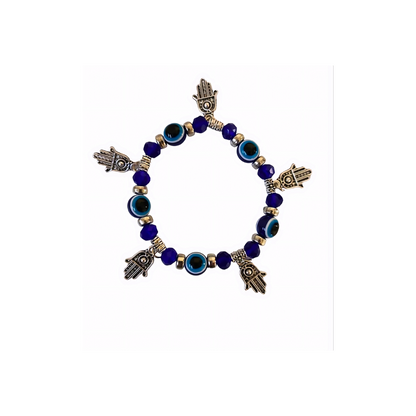 Hamsa & Evil Eye Charm Bracelet