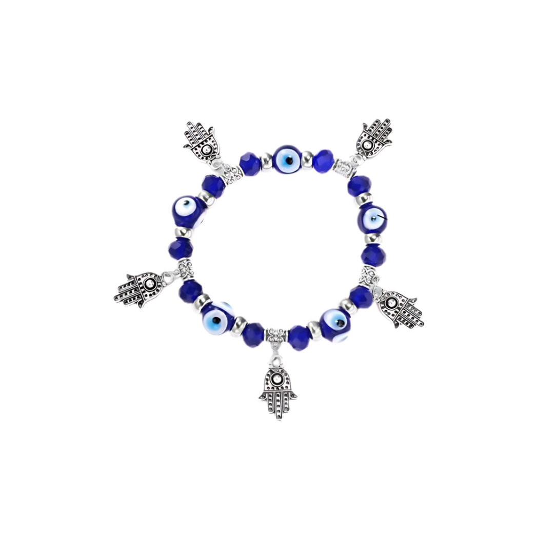 Hamsa & Evil Eye Charm Bracelet