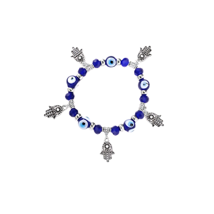 Hamsa & Evil Eye Charm Bracelet
