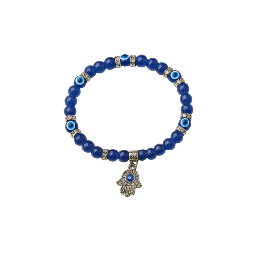 Blue Eye & Hamsa Bracelet