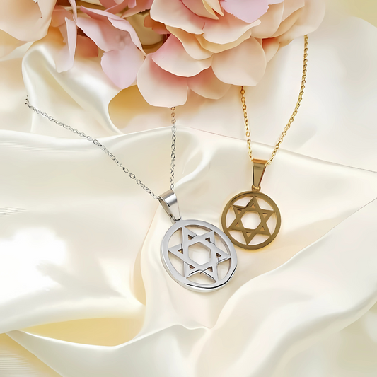 Star of David Necklace set