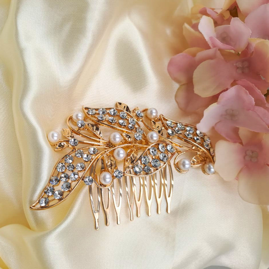 LustreLeaf 6cm Bridal Comb