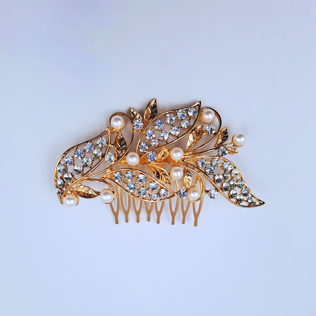 LustreLeaf 6cm Bridal Comb