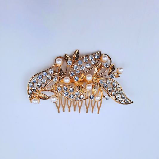 LustreLeaf 6cm Bridal Comb