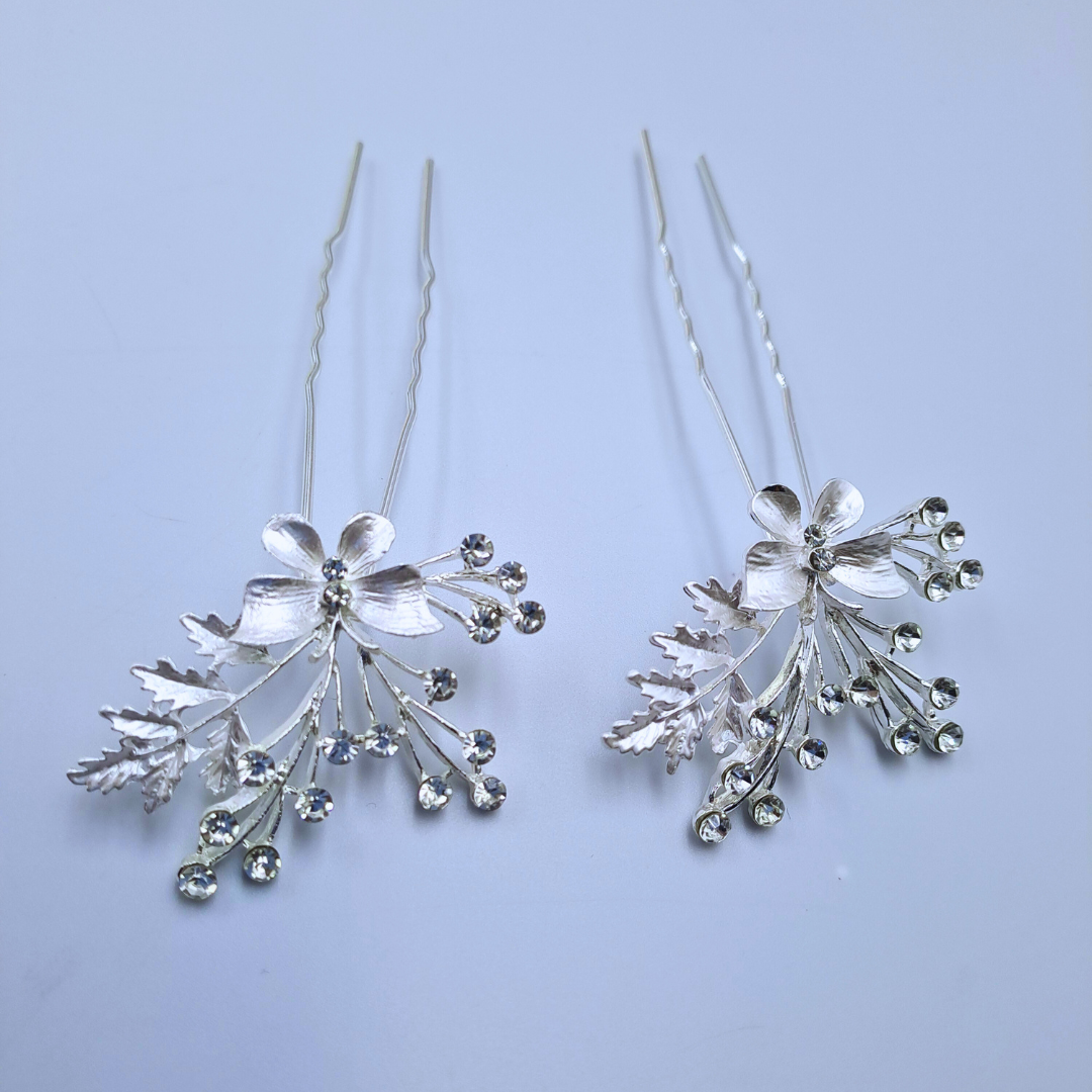 Crystal Bloom Hair Pin