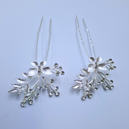 Crystal Bloom Hair Pin