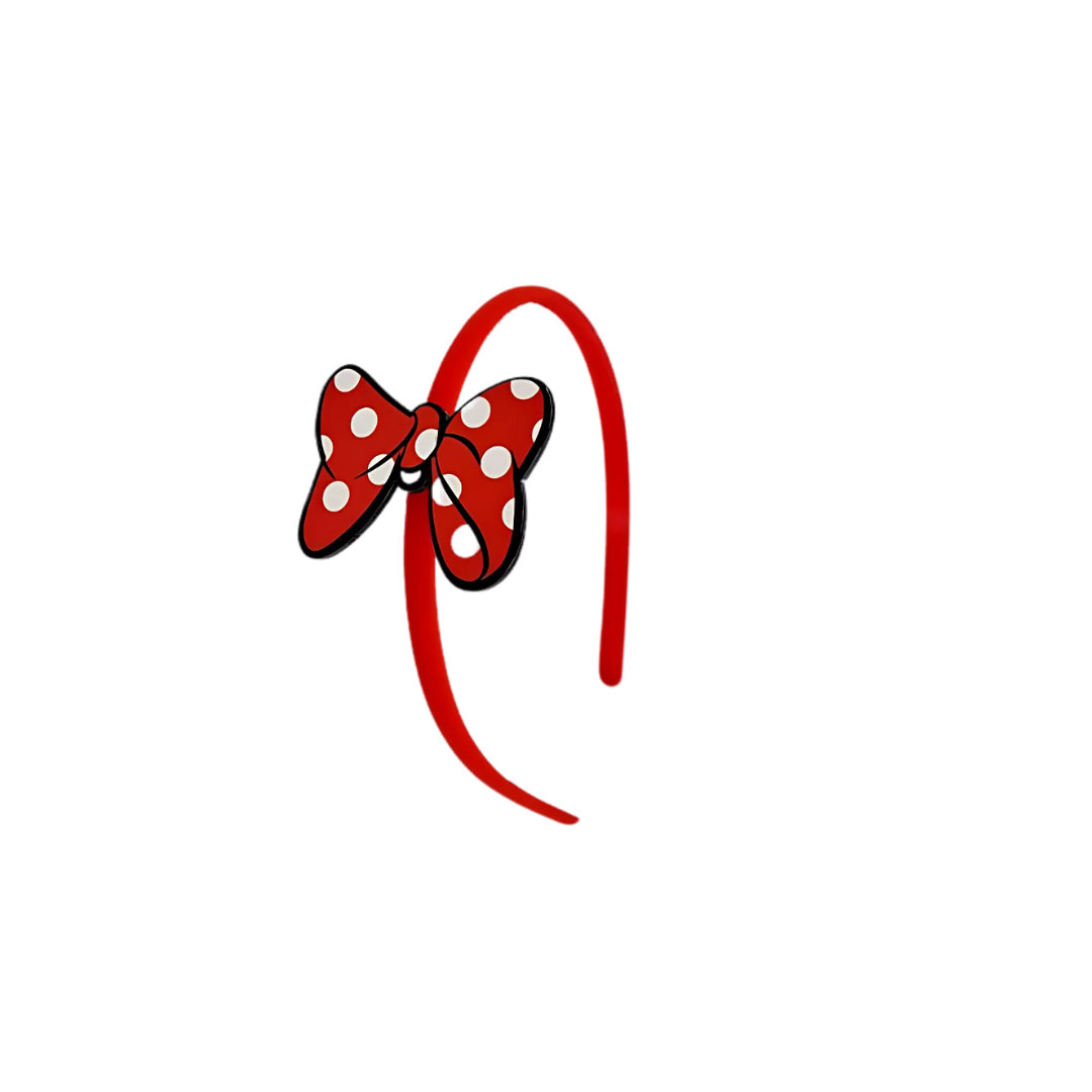 Polka Dot Bow Alice Band