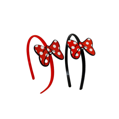 Polka Dot Bow Alice Band