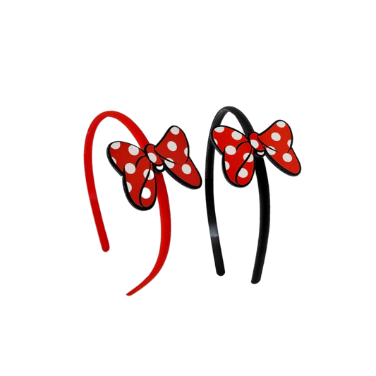 Polka Dot Bow Alice Band