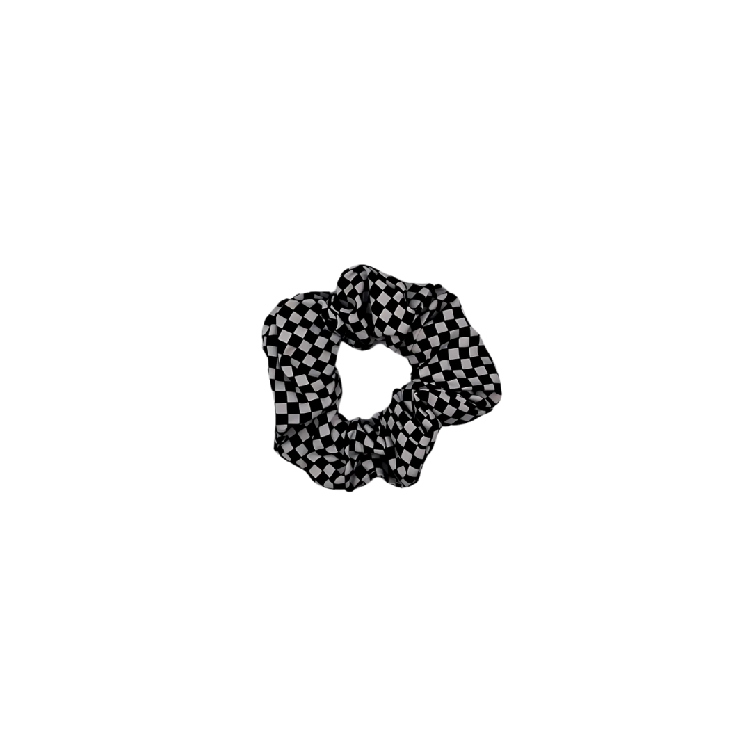 Checkered Scrunchie