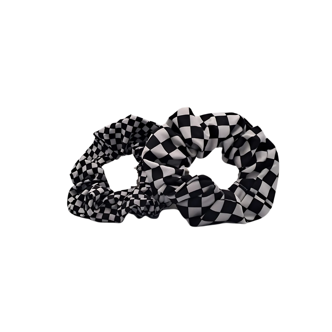 Checkered Scrunchie