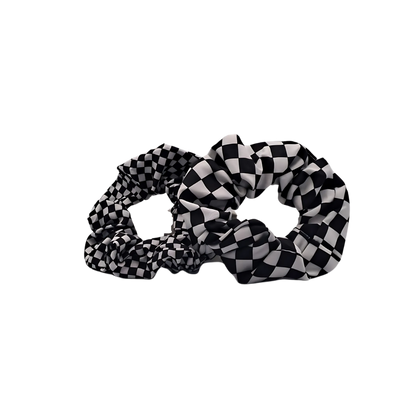 Checkered Scrunchie