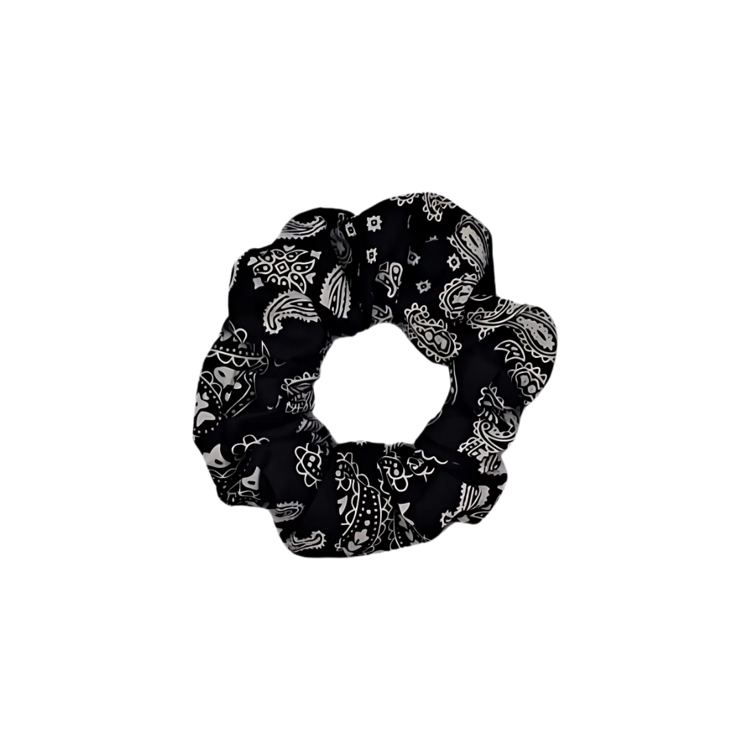 Paisley Print Scrunchie