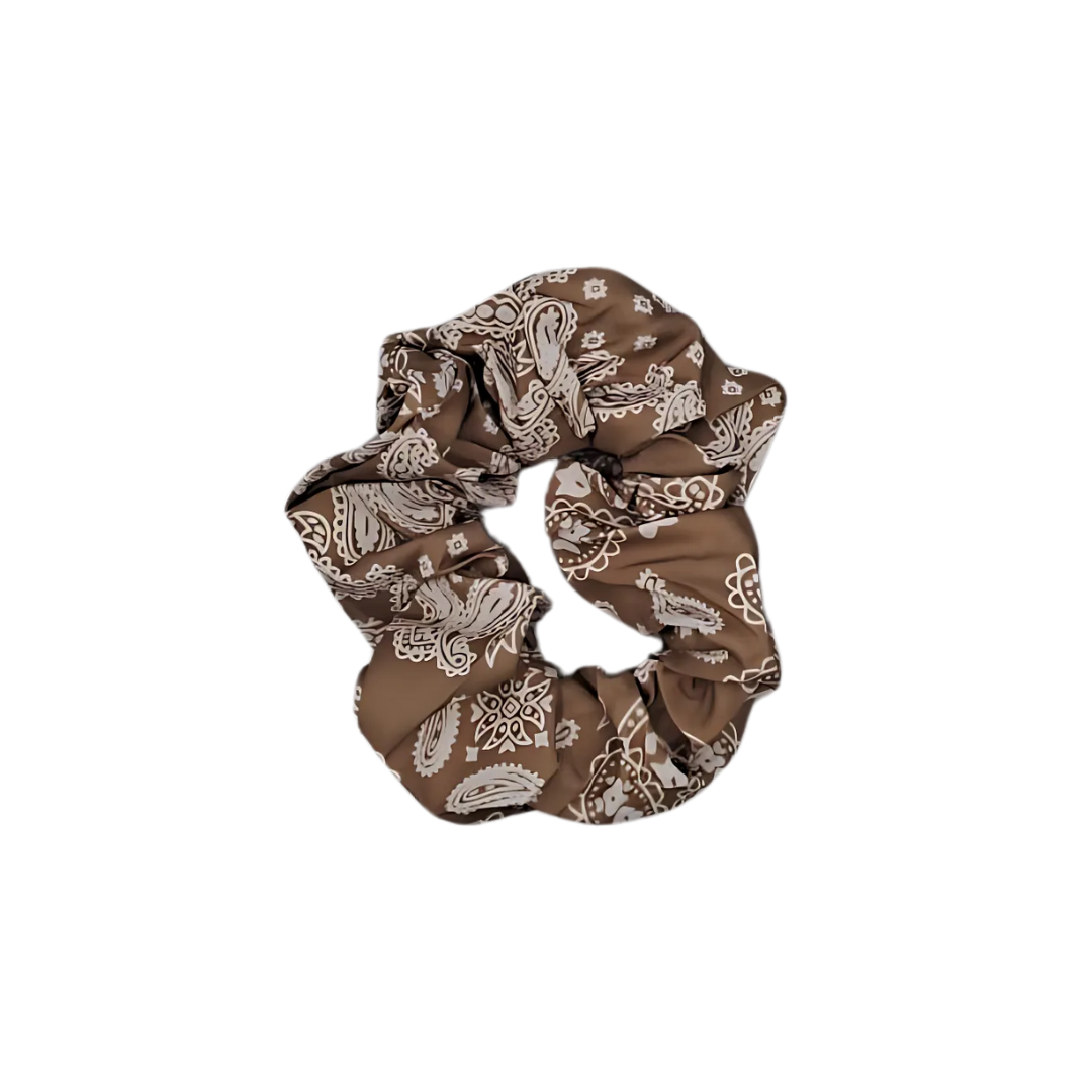 Paisley Print Scrunchie