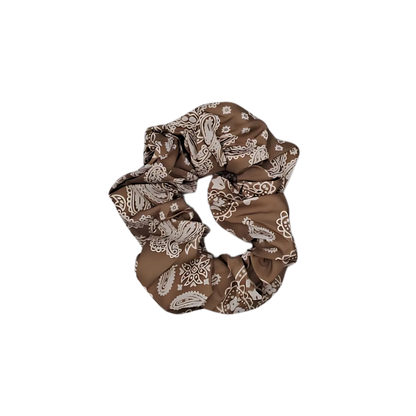 Paisley Print Scrunchie