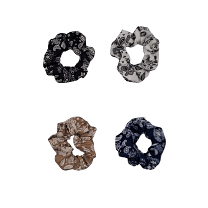 Paisley Print Scrunchie