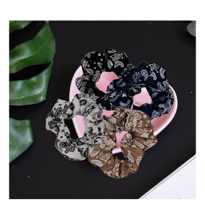 Paisley Print Scrunchie