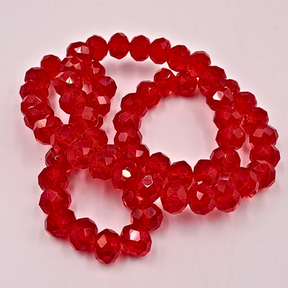 Faceted Glass Beads Collection