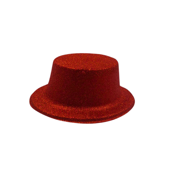 Glitter Cheesecutter Top Hat