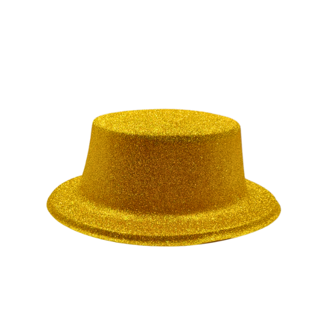 Glitter Cheesecutter Top Hat